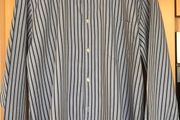 Size XXL Mens Blue Striped Shirt by Hackett