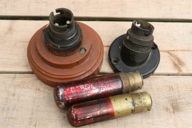 Antique Original Bulbs with bulb holders