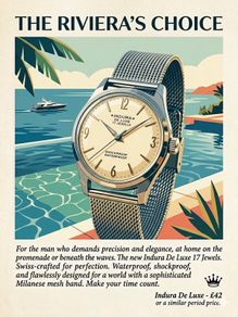 1960s Indur 17 jewel Men's Watch