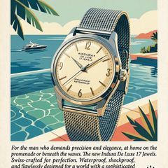 1960s Indur 17 jewel Men's Watch