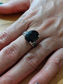 Sterling Silver Ring - Size U - Stamped for Silver (S22)