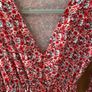 Red Patterned Dress Image 5