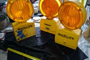 3 Road Lights, I know nothing about these, selling 3 together, Postage Available