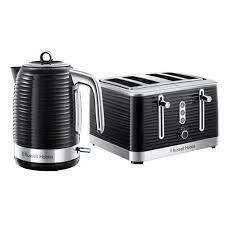 Black Kettle and Toaster Set