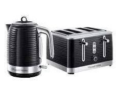 Black Kettle and Toaster Set