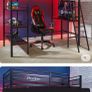 X Rocker high sleeper Gaming bed Image 5