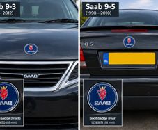 Saab 9-3 & 9-5 bonnet boot badge - FREE POST