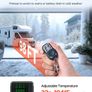 Diesel Air Heater, 12-24V 5-8KW, Fast Heating Diesel Parking Heater with Remote Control and Black LCD Switch, Low Noise, Pre-Heating Function, for RV, Truck, Camper, Van, Boat and Trailer Image 4