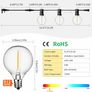 53.2FT Festoon Lights Outdoor, IP44 Garden Lights Mains Powered with 30+2 Plastic Bulbs(2 Spare) Image 3
