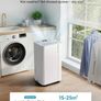 12L/Day Dehumidifiers for Home, Smart Electric Dehumidifier for Drying Clothes, Low Energy & Ultra-quiet, with Auto-Defrost & Humidity Sensor, 24-Timer, Continuous Drain Image 4
