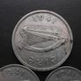 1941 Irish Republic. Set of 3 Silver Coins: Half Crown&Florin&Shilling Image 4
