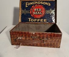 Edmondson's Red Seal Toffee tin