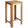 Bar Table and Chair Set 3 Pieces Solid Acacia Wood Image 3