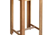Bar Table Solid Acacia Wood 60x60x105 cm
