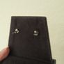 White Pearl Stud Earrings Image 3
