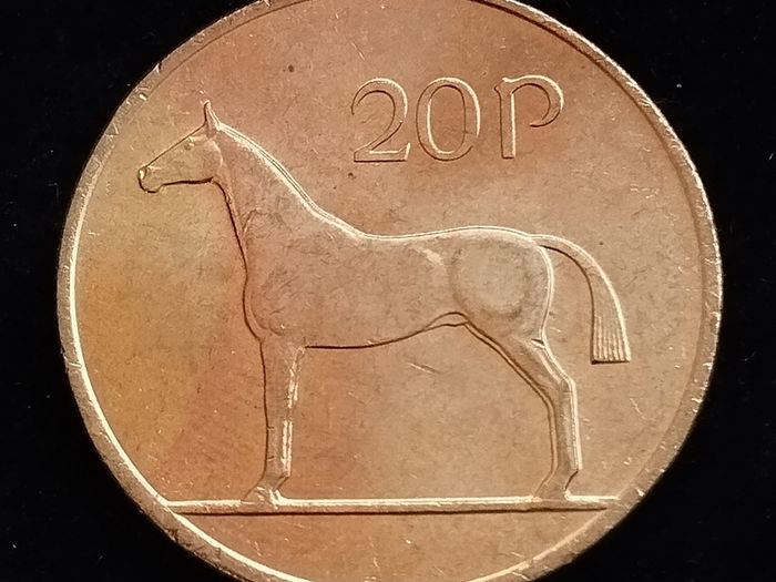 Ireland - 1992 - 20 Pence - Horse - KM.25 - High Grade - [847]