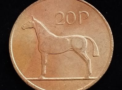 Ireland - 1992 - 20 Pence - Horse - KM.25 - High Grade - [847]