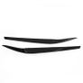 2Pcs/Set Gloss black Headlight Eyebrows Eye Lid Cover fit for BMW 5 Series G30, G31 Image 3