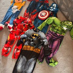 Costumes - Avengers, sonic and Batman