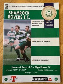 Shamrock Rovers v Sligo Rovers Match Programme