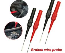 10Pcs Diagnostic Tools Multimeter Test Lead Extention Back Piercing Needle Tip Probes Autotools Automotive Kit Machine 0.7MM