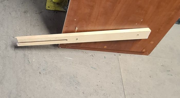 Wooden Bed Headboard with Minor Defect