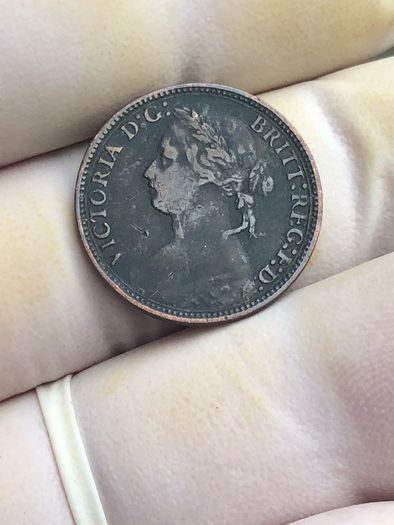 1875 H Farthing Victoria  RF.G for REG variant