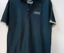 vintage tee shirt short sleeves and collar L