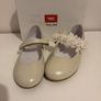 Ivory Leather Girls Communion Shoes Image 8