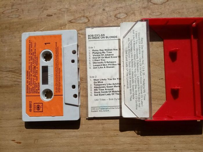 Bob Dylan Blonde On Blonde Cassette Tape