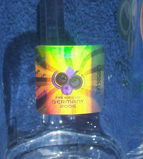 FIFA 2006 WORLD CUP (Germany) - a glass tankard - an official piece of football memorabilia with World Cup 2006 logo