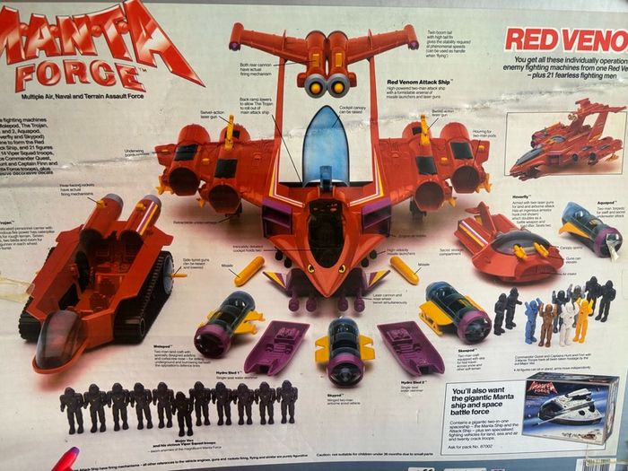 Boxed Manta Force Collection