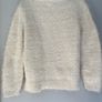 Charanga cream and gold metallic star knit jumper  Age 4-5 EUC Image 3