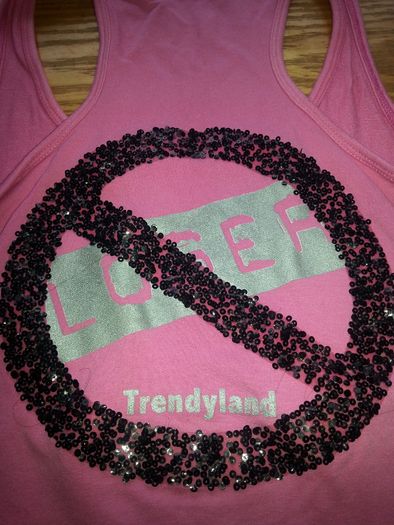 Pink top with nice detail at the back