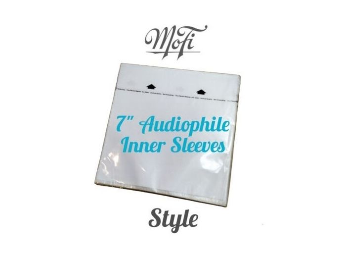 12% OFF! 75 x 7" Inch Single Inner Sleeves 45rpm Vinyl Record MOFI Style Deluxe AUDIOPHILE - For 45s