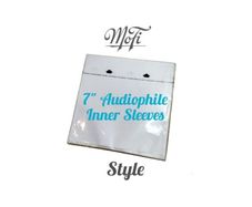 12% OFF! 75 x 7" Inch Single Inner Sleeves 45rpm Vinyl Record MOFI Style Deluxe AUDIOPHILE - For 45s
