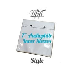 15% OFF! 150 x 7" Inch Single Inner Sleeves 45rpm Vinyl Record MOFI Style Deluxe AUDIOPHILE - For 45s