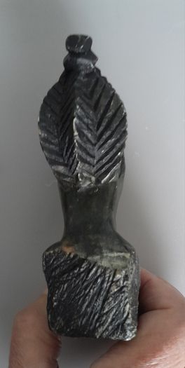Carved Stone Bust