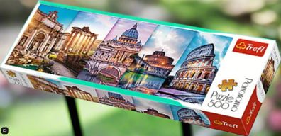 Trefl Traveling to Italy Panorama 500 Pieces Puzzle