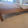 Single oak bed frame Image 4