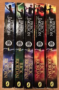 Books 1-5 Percy Jackson by Rick Riordan