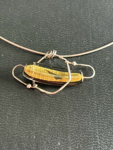 silver necklace