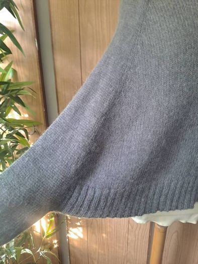 Made in Italy grey cape turtleneck jumper