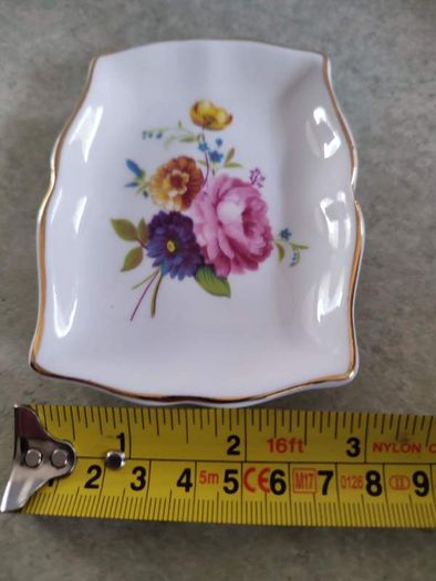 Rare find FINE BONE CHINA Ashleydale ENGLAND vintage small dish bone china, trinket dish, English bone china.