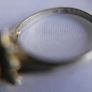Vintage 18K Gold Plated Ring With Coral size L - 1,36g Image 5