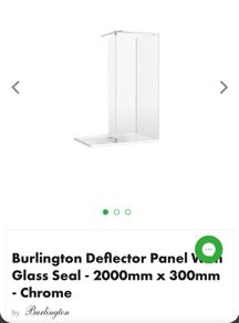 Burlington shower deflector