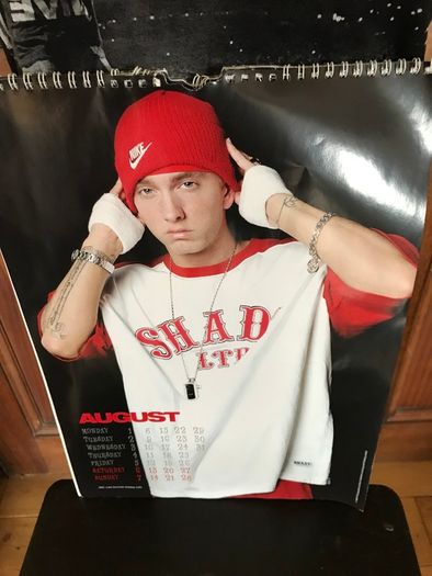 Eminem pre-loved T-shirt, Book, VHS and Calendar