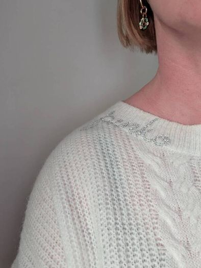 Pinko wool long women's jumper