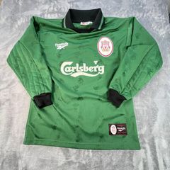 Original, Authentic Liverpool 1996/1997 Goalkeeper Shirt - Size 34\36