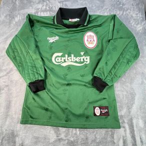 Original, Authentic Liverpool 1996/1997 Goalkeeper Shirt - Size 34\36